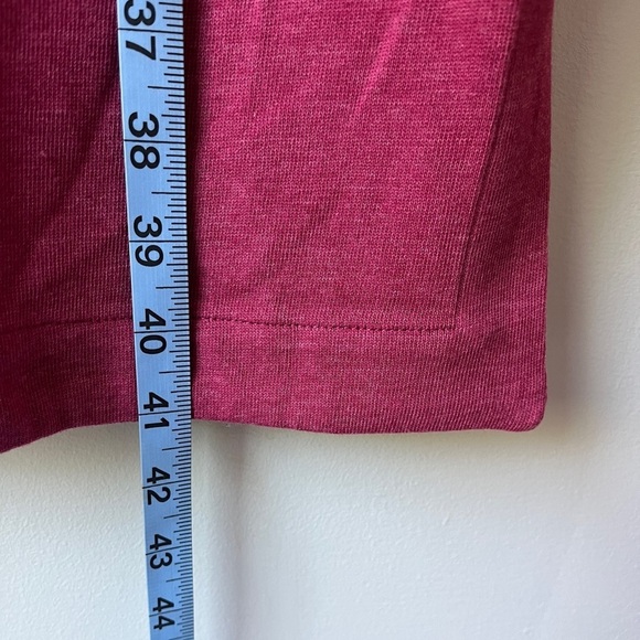 J. Peterman Notch Neck Jersey Tunic Dress - Picture 9 of 9
